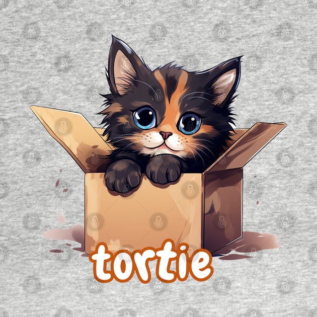 Tortie in a box by nonbeenarydesigns